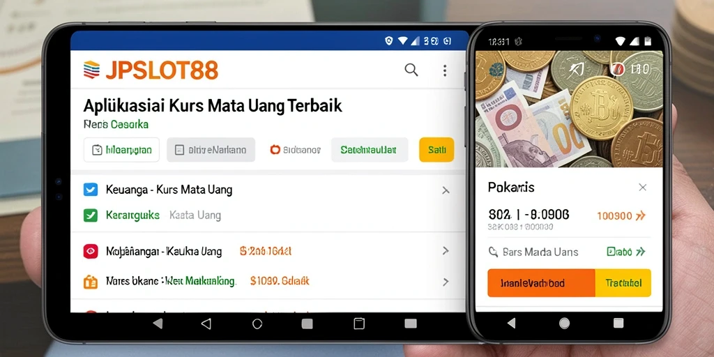 Tampilan antarmuka aplikasi JPSLOT88 untuk konversi Kurs Mata Uang.